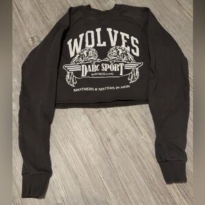 Darc Sport Black Wolves Graphic Sweatshirt